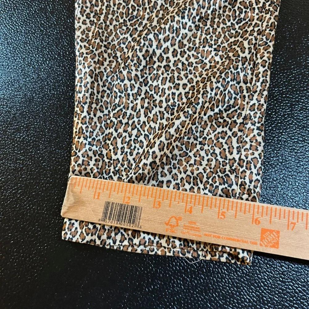 Lillian Vernon Leopard Print‎ Two-Piece Set Spaghetti Strap Top Girls Medium